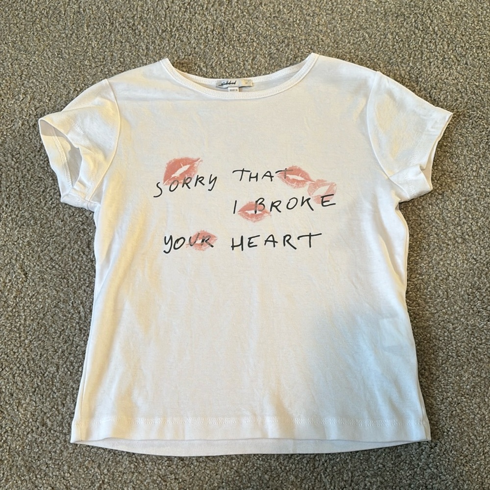 subdued graphic baby tee